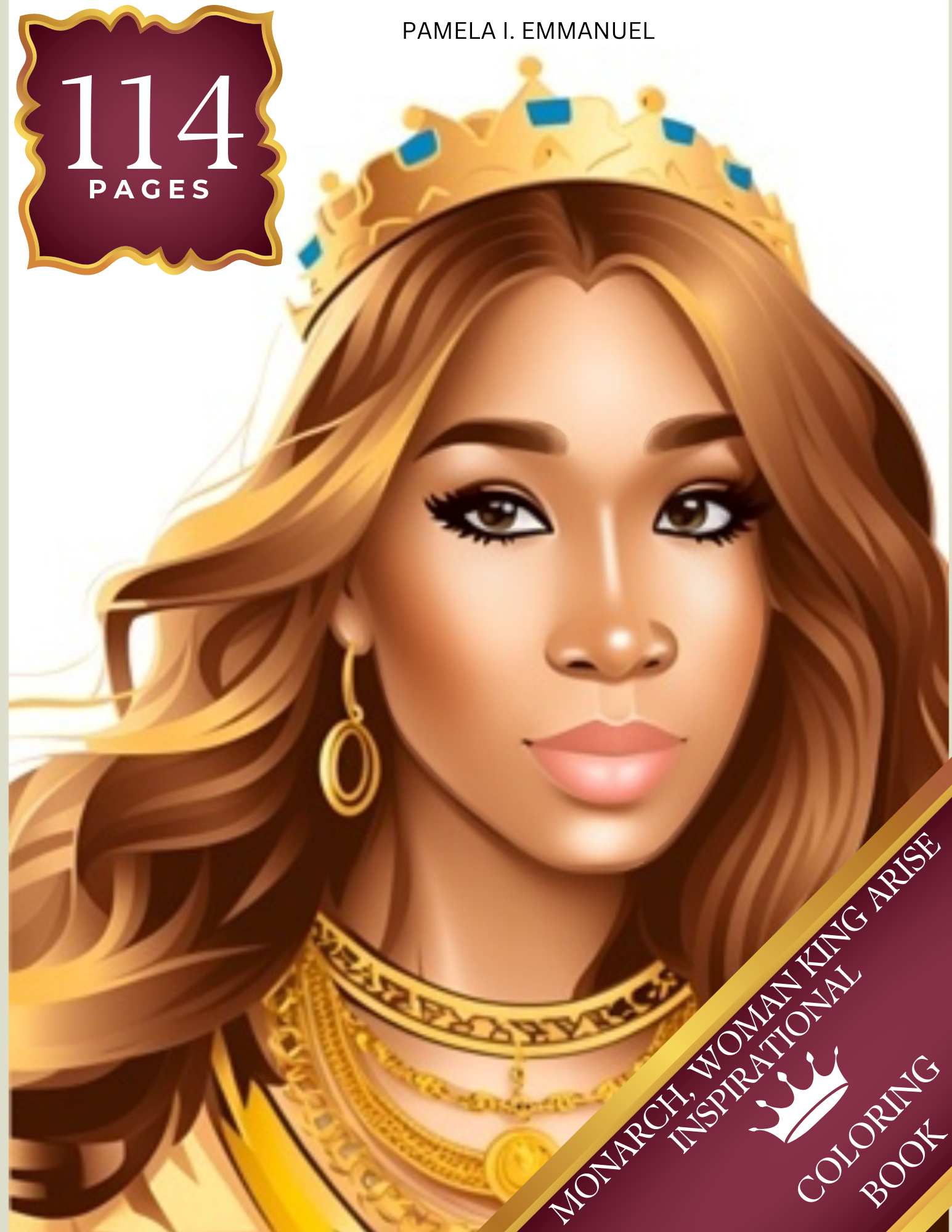 Monarch Woman King Arise Inspirational Coloring Book